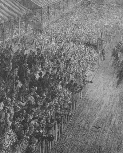 ダービー、コースの終わり 作： Gustave after Dore